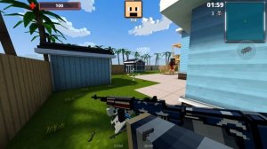 Playing PIXEL STRIKE 3D on PC! (Pixel Strike PC Beta)