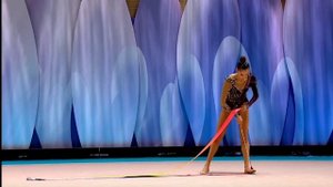 Silva Sarcsyan ball and ribbon «DIVINE GRACE» | Сильва Саргсян мяч и лента «НЕБЕСНАЯ ГРАЦИЯ»