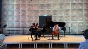 Shihan Wang plays Mendelssohn Piano Trio in d minor, Op. 49, Scherzo and Finale