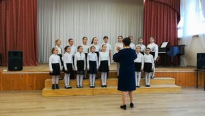 Младший хор академического пения.                                            ДШИ ст. Тбилисской.