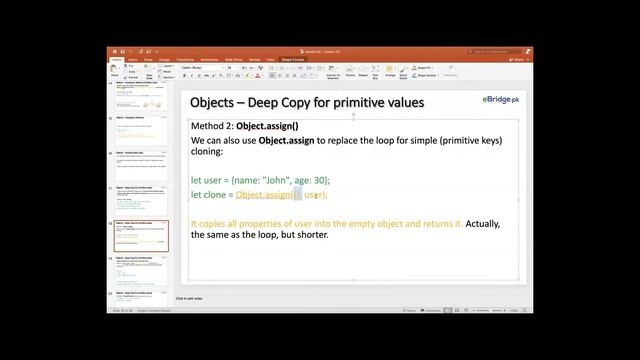 3.4 - Deep copy vs Shallow Copy and best way to duplicate an Object Tutorial in Urdu/Hindi