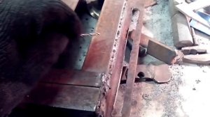 Изготовление тисков для стойки дрели