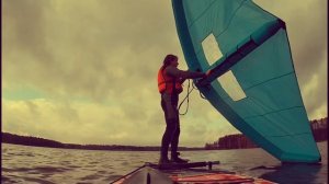 Хотел сэкономить и чуть не поплатился! Сап с крылом катание на доске по воде