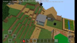 Обзор "Minecraft PE". Сумасшедший сид #4. Заражённая деревня жителей