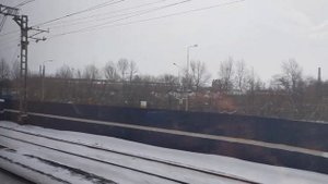 Самара из окна поезда. Прибытие на станцию Самара.