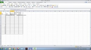 Microsoft Excelda jadval tayyorlash