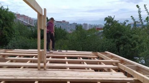 Каркасный дом своими руками. Крыша каркасного дома