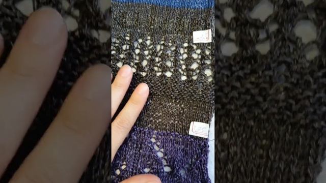 Лен с люрексом