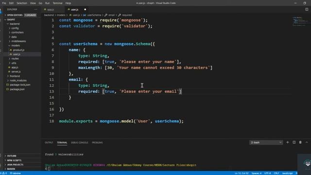 React js Tutorial # 26 | Api | How to Create User Model Api for ecommerce site смотреть онлайн