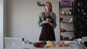 МК по цветочной композиции в стаканчике