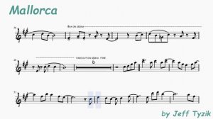 Mallorca by Jeff Tyzik (минус) ноты для альт саксофона