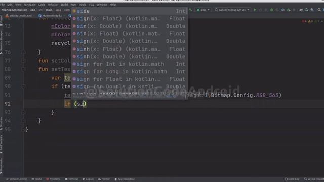 open book flip animation in android studio Kotlin #solutioncodeandroid /#androidstudiotutorial/book