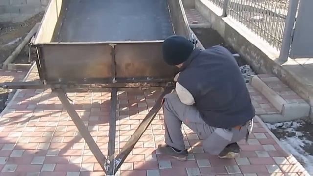 Самодельный прицеп с откидными бортами смотреть онлайн