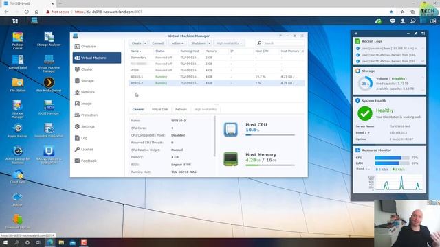 How to Create a Windows 10 Virtual Machine on a Synology NAS (Super Easy) смотреть онлайн