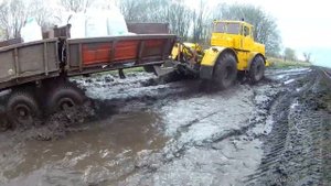 Трактор Кировец 701 в работе .Звук детства
