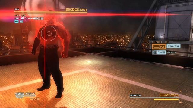 Metal Gear Rising: Revengeance Jetstream Sam vs Senator Armstrong