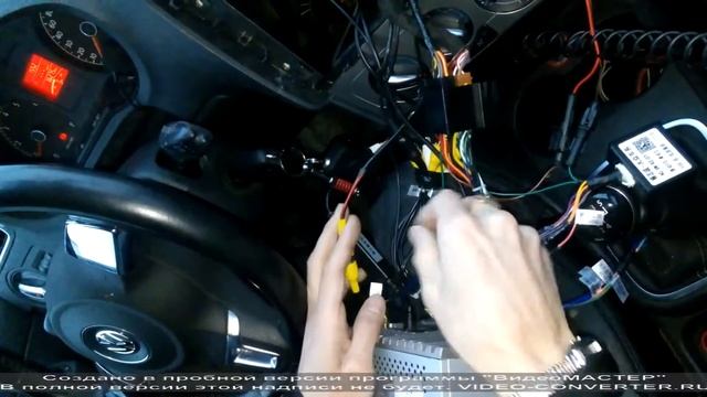 Подключение магнитолы 2DIN Uniway adz9071 Android 7.1 на ПОЛО седан смотреть онлайн