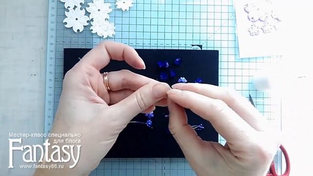 #dies_Fantasy Мастер-класс по созданию весенних цветов для скрапбукинга смотреть онлайн