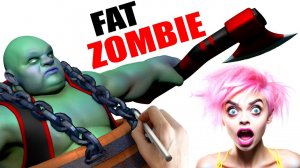 Fat Zombie with Axe | Zbrush Speedsculpting