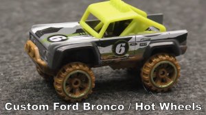 Custom Ford Bronco / Hot Wheels / Масштаб 1:64 коллекционная / Масштабная модель автомобиля