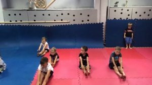 Первая тренировка ребёнка по Тхэквондо