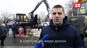 В шахматы на форвардерах сыграли школьники в Вологде