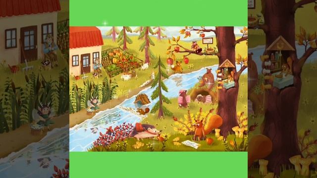 Рисунки на листьях смотреть онлайн