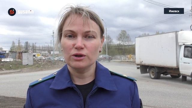 Состояние железнодорожных переездов на Копровом проезде в Ижевске