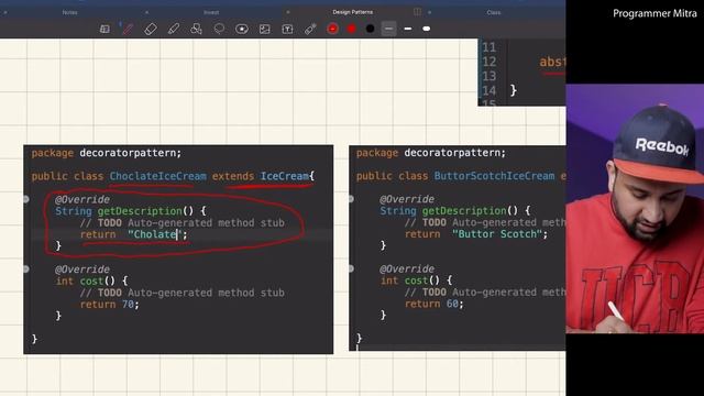 What is Decorator Design Pattern ? | DP-3 | Class Diagram with Example and JAVA code | In Hindi