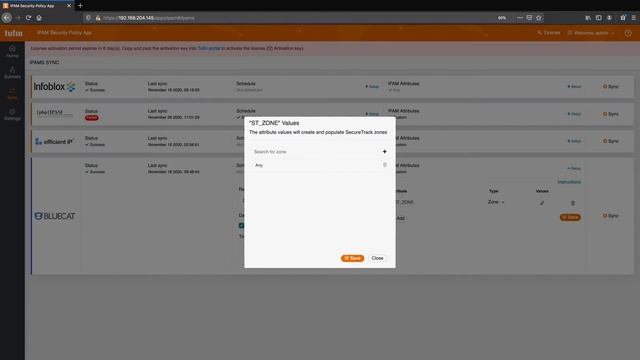 IPAM Security Policy App смотреть онлайн