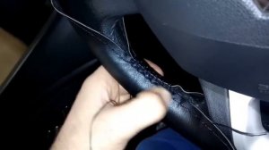 Перетяжка руля своими руками. Рено флюенс. Установка.