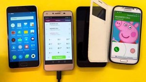 Incoming Call HUAWEI Y5 2 vs HUAWEI Y5p / Outgoing Call MEIZU M5 and Samsung Galaxy S4 Cover Book