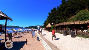 Пляжи Бечичи в Черногории, видео август 2020