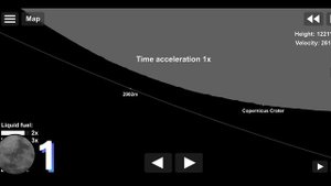 Полёт космической станции к солнцу и обратно в игре spaceflight simulator
