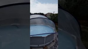 Как нагреть воду в бассейне,купол для бассейна