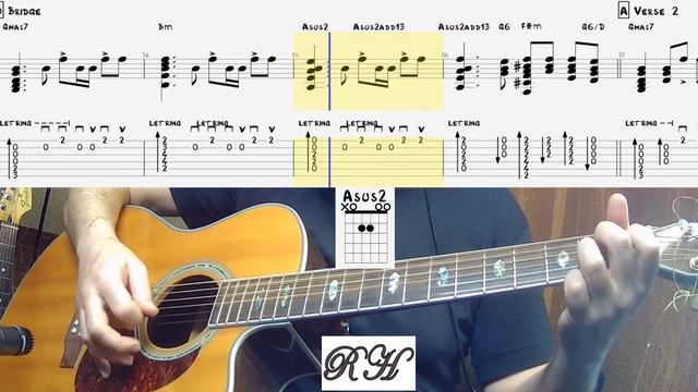 Rihanna. Diamonds. Guitar cover. Chords, notes, tabs смотреть онлайн