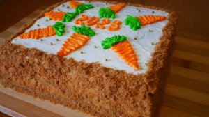 Морковный торт на НОВЫЙ ГОД Торт на новогодний стол