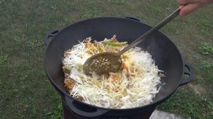 Ленивые голубцы , Ленивые голубцы в казане.