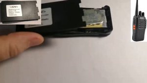 Разбор аккумулятора рации Baofeng
