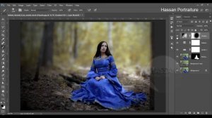 Photoshop CC Tutorial: How to Edit Outdoor Portrait (Blur Background)