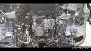 Как снять двигатель через верх Toyota regius