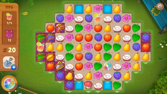 Gardenscapes level 1195 смотреть онлайн
