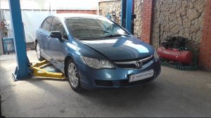 Переборка заднего левого суппорта на Honda Civic 1,8 Хонда Цивик 2008 года  1часть