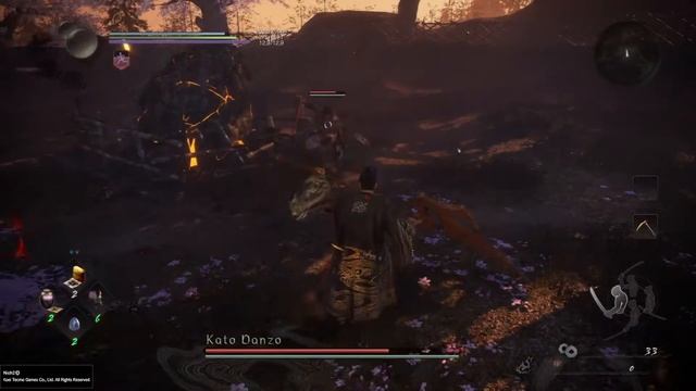 Nioh 2 Сон Сильного Путь ниндзя : ветеран Като Дандзо Kato Danzo