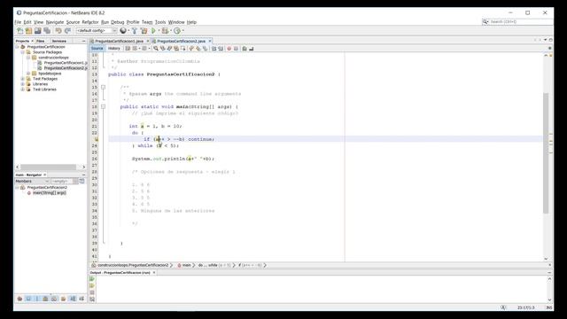 Preguntas de los exámenes de certificación Java 8 OCA - Ciclos смотреть онлайн