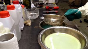 Химическое полирование (очистка) латуни / Chemical brass polishing (surface cleaning)