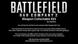 Battlefield: Bad Company 2 - Weapon Locations Achievement Guide Part 2