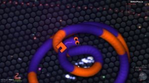 Slither.Io Мировой рекорд в Slither.Io # Сложно играть при такой массы"_"