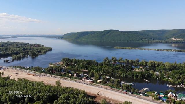 Расширение проезжей части дороги / ул. Степана Разина / пос. Волжский / Красноярский район / Russia смотреть онлайн