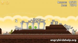 Angry Birds Level 3-20 - 3 Star Walkthrough